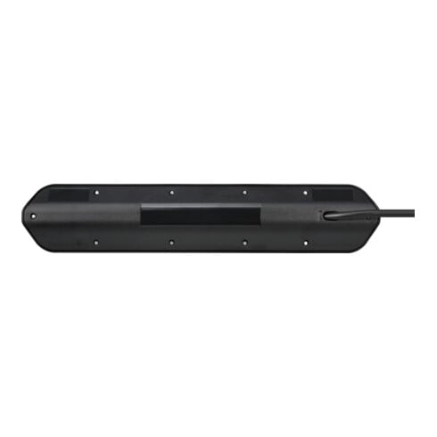 Brennenstuhl Presa angolare brennenstuhl®estilo a 6 vie, con funzione di ricarica USB, 4x Schuko e 2x Euro, argento/nero