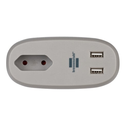 Brennenstuhl Presa da divano ®estilo con funzione di ricarica, 1xpresa euro e 2x caricatore USB