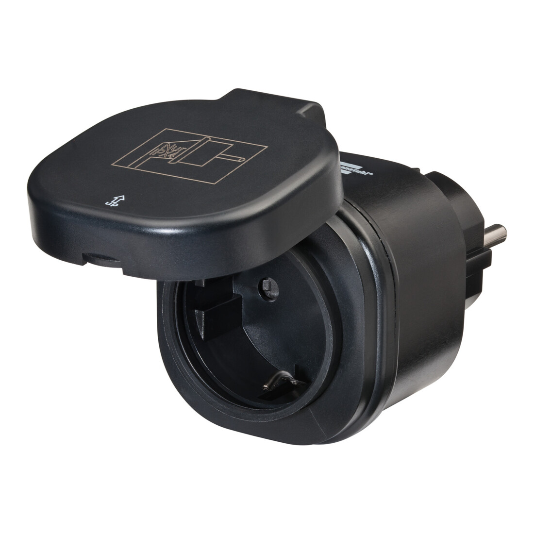 Brennenstuhl Presa di corrente WiFi WA 3000 XS02, nera, IP44