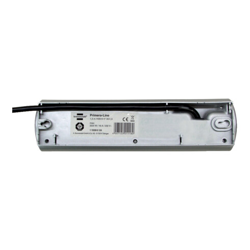 Brennenstuhl Presa multipla a 10 vie Primera-Line, argento, 2m, 5 vie commutabili