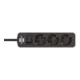 Brennenstuhl Presa multipla a 3 vie Ecolor, bianco-nero, 1,5m, H05VV-F 3G1,5-4