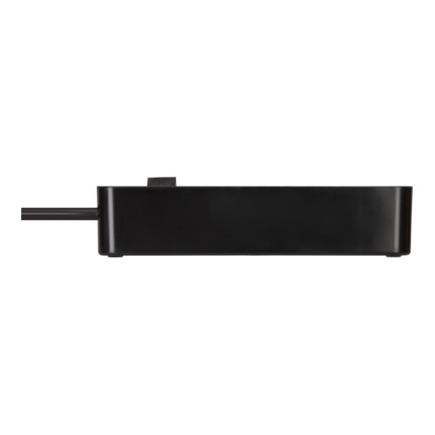 Brennenstuhl Presa multipla a 3 vie Ecolor, nera, 1,5m, H05VV-F 3G1,5
