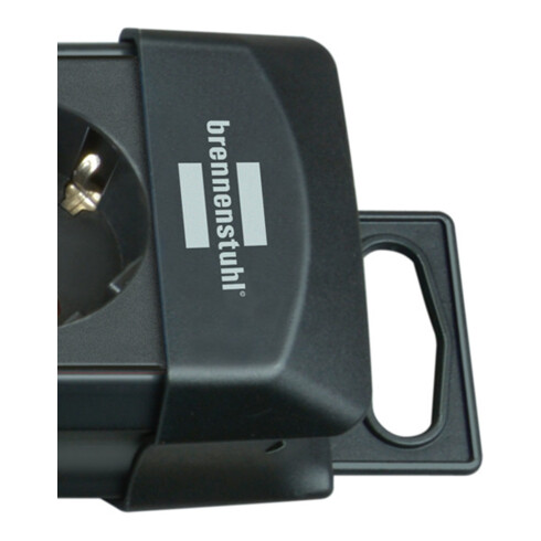 Brennenstuhl Presa multipla a 4 vie 1951140100 Premium-Line, nera, 1,8m H05VV-F 1951140100