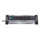 Brennenstuhl Presa multipla a 4 vie Alu-Office-Line con funzione di ricarica USB, 1,8m, H05VV-F 3G1,5-2