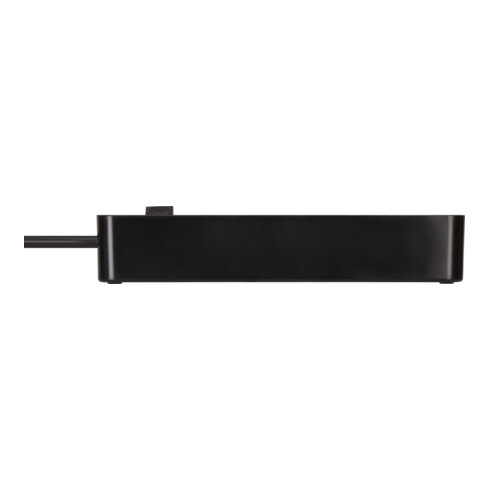 Brennenstuhl Presa multipla a 4 vie Ecolor, nera, 1,5m H05VV-F 3G1,5