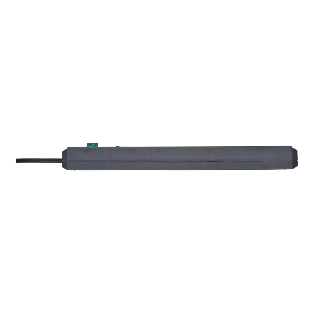 Brennenstuhl Presa multipla a 6 vie con protezione da sovratensione Secure-Tec 19.500A, antracite, 2m H05VV-F 3G1,5
