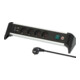 Brennenstuhl Presa multipla Alu-Office-Line a 4 vie, con funzione di ricarica USB, 1,8m H05VV-F 3G1.5-1