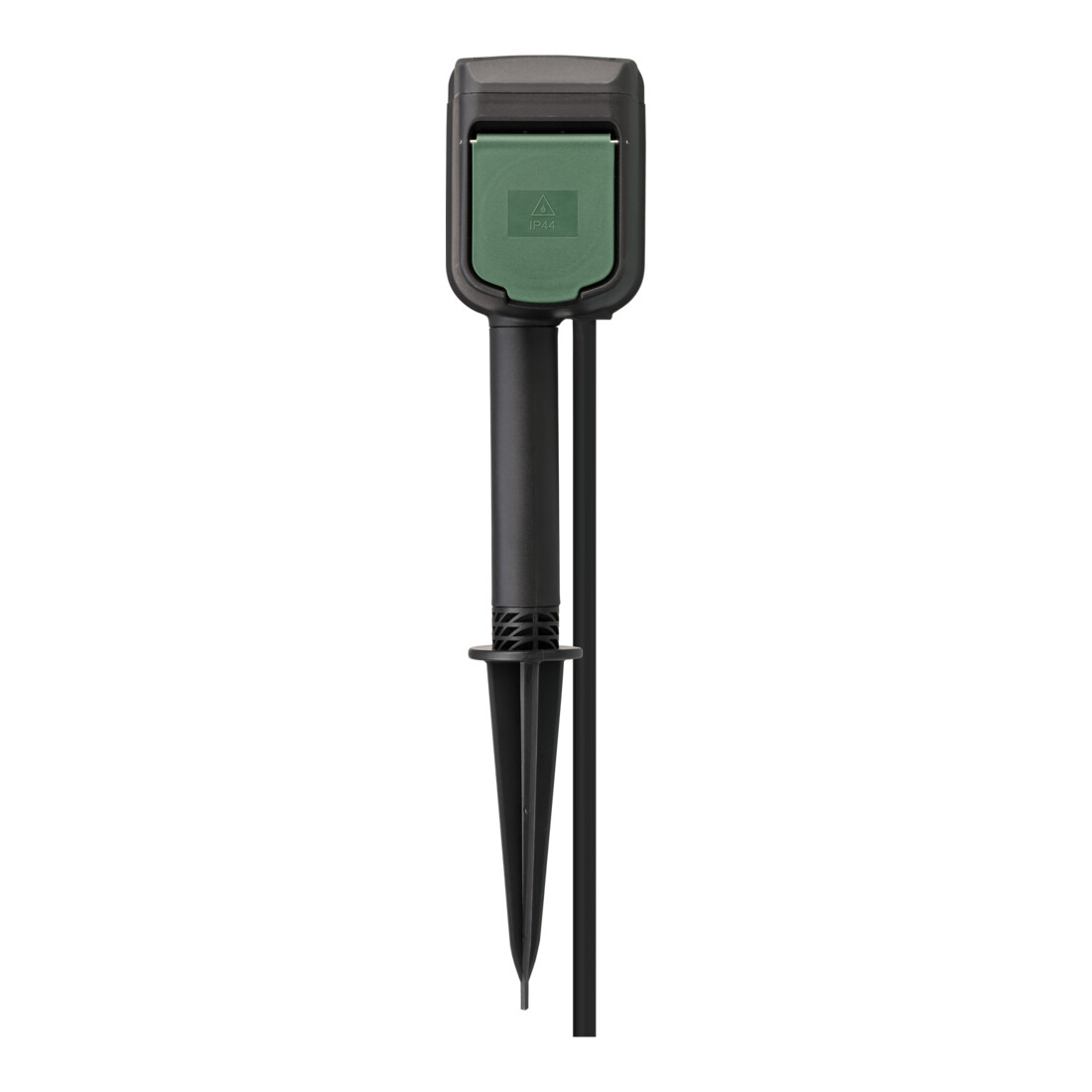 Brennenstuhl Presa multipla da giardino a 2 vie ®Connect WIFI con picchetto di terra e piastra di montaggio IP44, 10m H07RN-F3G1.5
