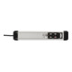 Brennenstuhl Presa multipla Premium-Alu-Line a 6 vie, con interruttore, 3m, H05VV-F 3G1,5-4