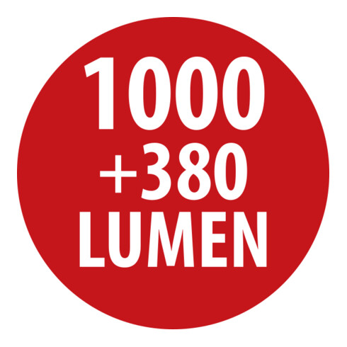 Brennenstuhl Professional Akku LED Handlampe HL 1000 ACW, 1000+380 lm, IP54
