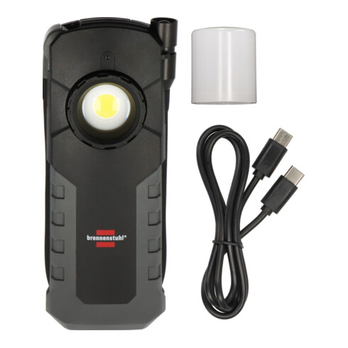 Brennenstuhl Professional Akku LED Handlampe HL 1000 ACW, 1000+380 lm, IP54