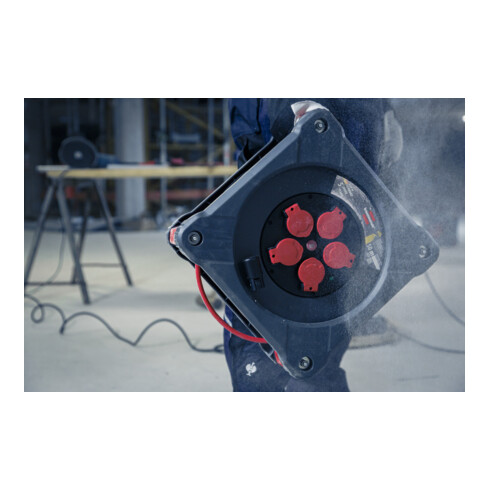 Brennenstuhl Professional Baustellen-Kabeltrommel KA 5110 5 IP44, 50m H07BQ-F 3G1,5