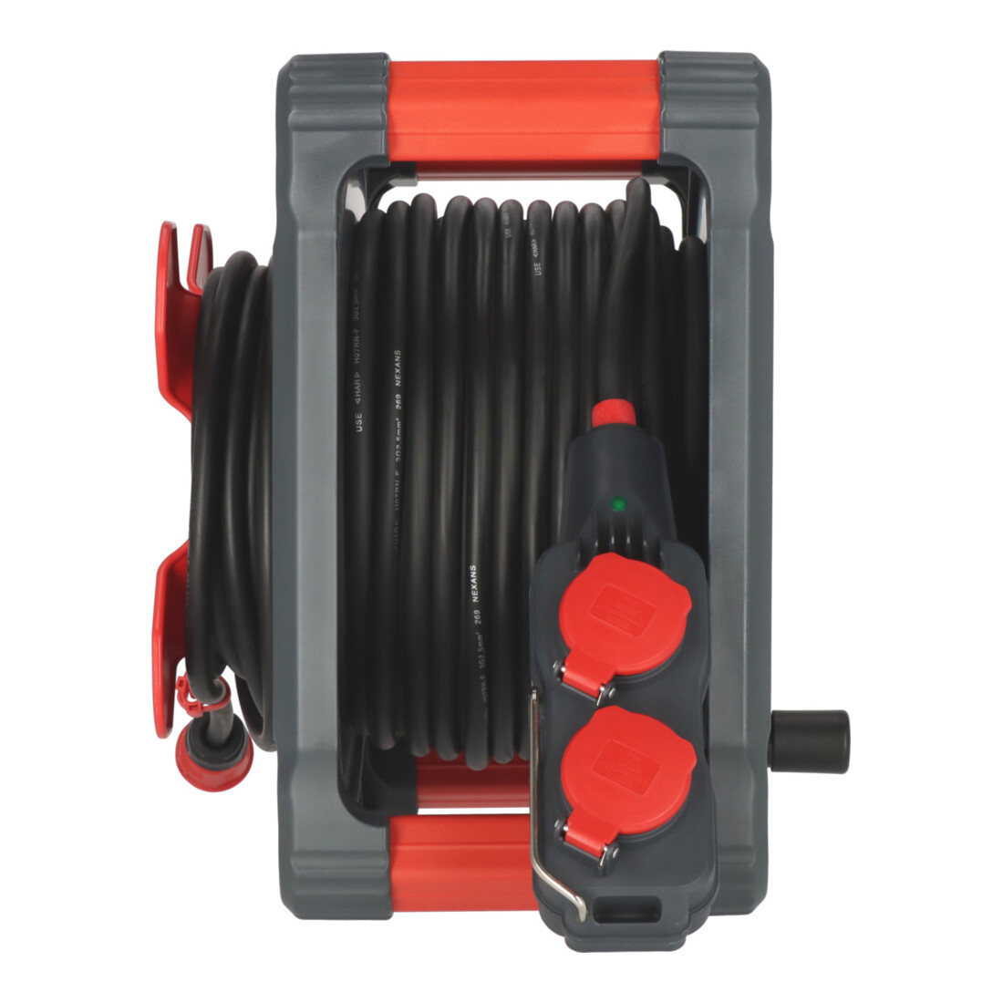 Brennenstuhl Professional Baustellen-Kabeltrommel mit Powerblock KC 3200 5 IP44, 33+5m H07RN-F 3G2,5