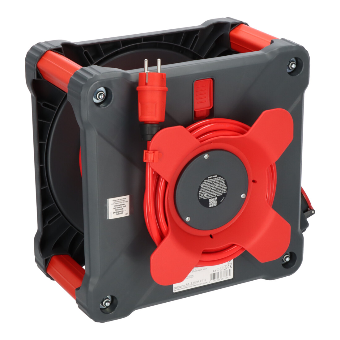 Brennenstuhl Professional Baustellen-Kabeltrommel mit Powerblock KC 3210 5 IP44, 33+5m H07BQ-F3G2,5