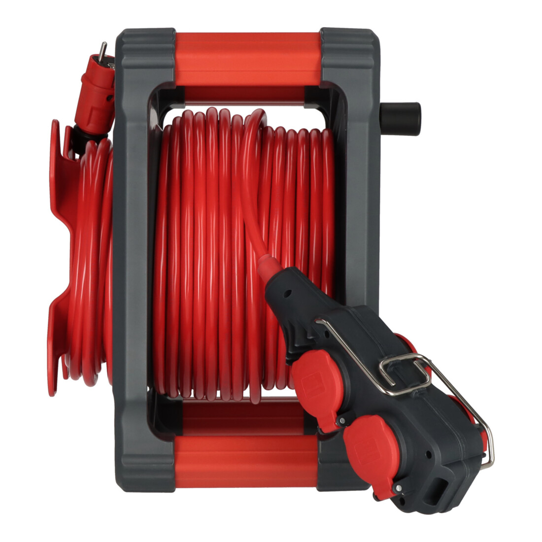 Brennenstuhl Professional Enrouleur de chantier avec Powerblock KC 3210 5 IP44, 33+5m H07BQ-F3G2,5