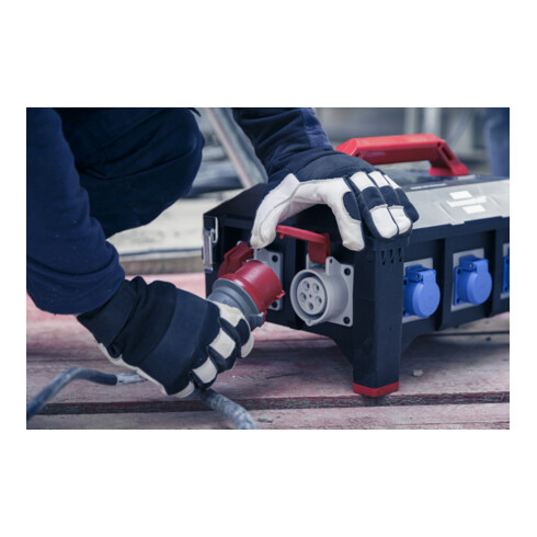Brennenstuhl Professional Gummi-Baustromverteiler BSV 5-32A FI Typ B 2m H07RN-F 5G6,0 1xCEE32A+2x16A,6x230V