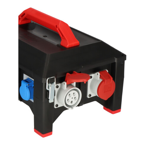 Brennenstuhl Professional Gummi-Baustromverteiler BSV 5-32A FI Typ B 2m H07RN-F 5G6,0 1xCEE32A+2x16A,6x230V