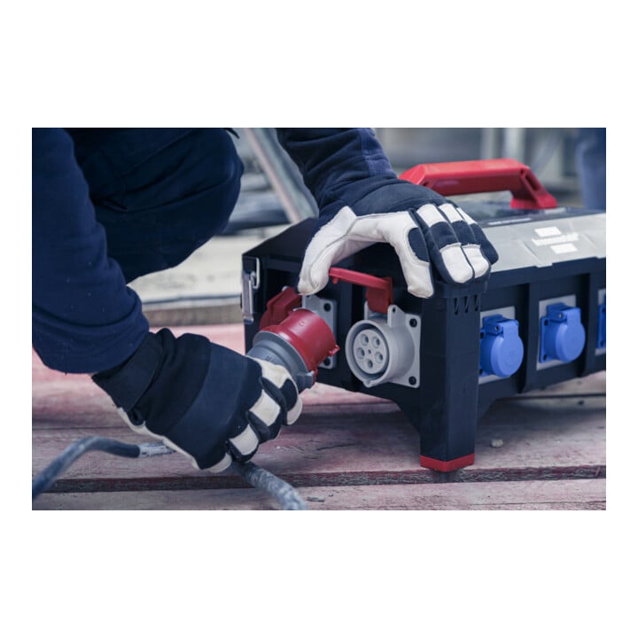Brennenstuhl Professional Gummi-Stromverteiler BSV 5 2m H07RN-F 5G6,0 1xCEE32A+2x16A, 6x230V