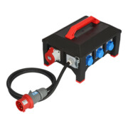 Brennenstuhl Professional Gummi-Stromverteiler BSV 5 2m H07RN-F 5G6,0 1xCEE32A+2x16A, 6x230V-5