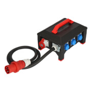 Brennenstuhl Professional Gummi-Stromverteiler BSV 5-63A 2m H07RN-F 5G16,0 1xCEE32A+2x16A, 6x230V-2