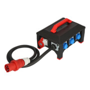Brennenstuhl Professional Gummi-Stromverteiler BSV 5-63A 2m H07RN-F 5G16,0 1xCEE32A+2x16A, 6x230V-5