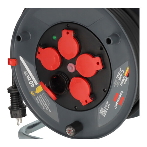 Brennenstuhl Professional Kabelhaspel 320 KU 4200 IP44, 40m H07RN-F 3G2,5