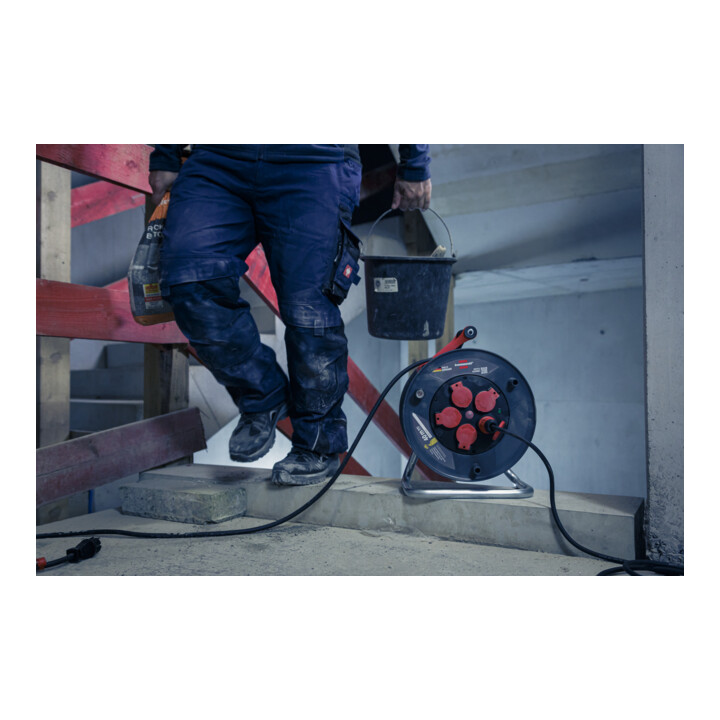 Brennenstuhl Professional Kabelhaspel 320 KU 4200 IP44, 40m H07RN-F 3G2,5