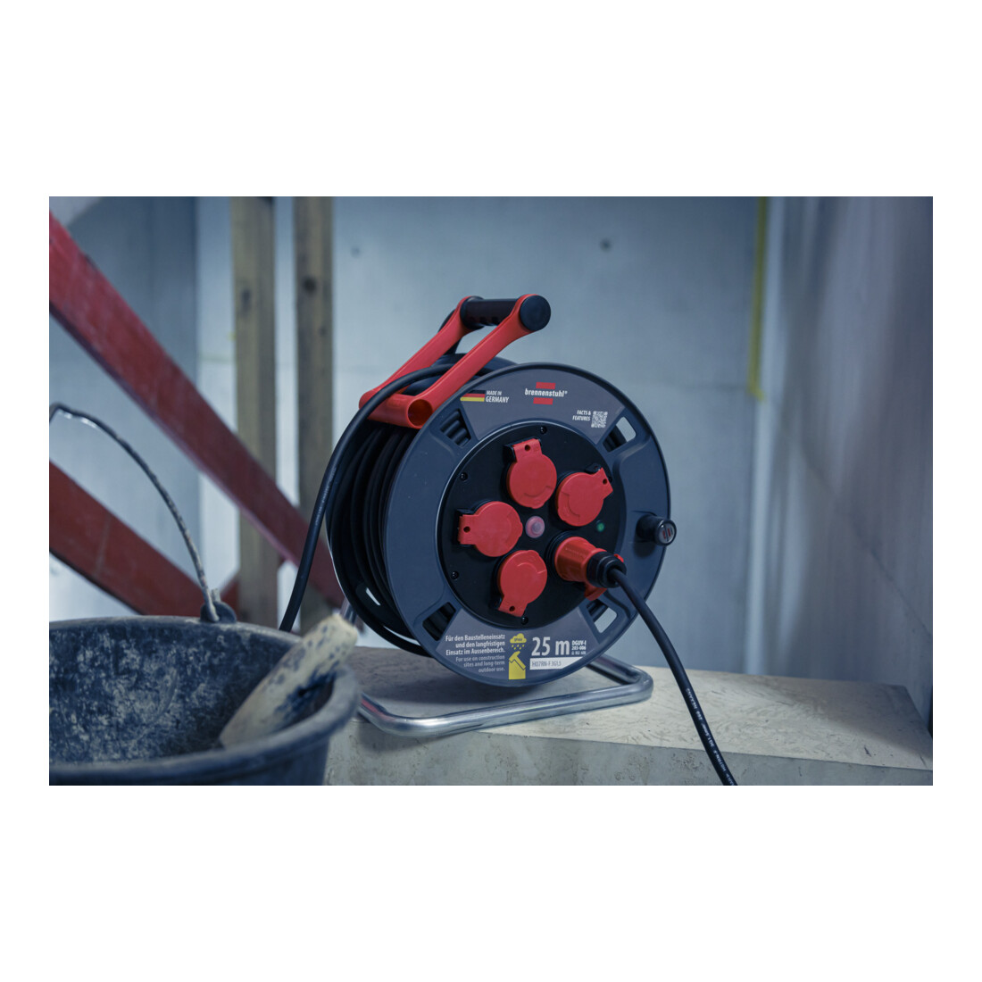 Brennenstuhl Professional Kabeltrommel, IP44, H07RN-F Kabel