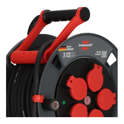 Brennenstuhl Professional Kabeltrommel 300 KU 2200 IP44, 25m H07RN-F 3G2,5