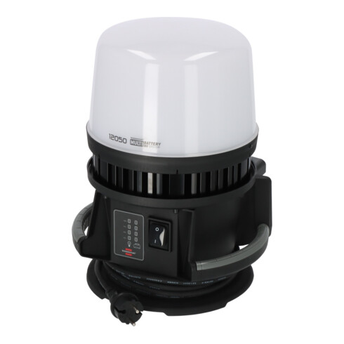 Brennenstuhl Professional Multi Battery LED 360° Hybrid Baustrahler 12050 MH, 12000lm, IP54