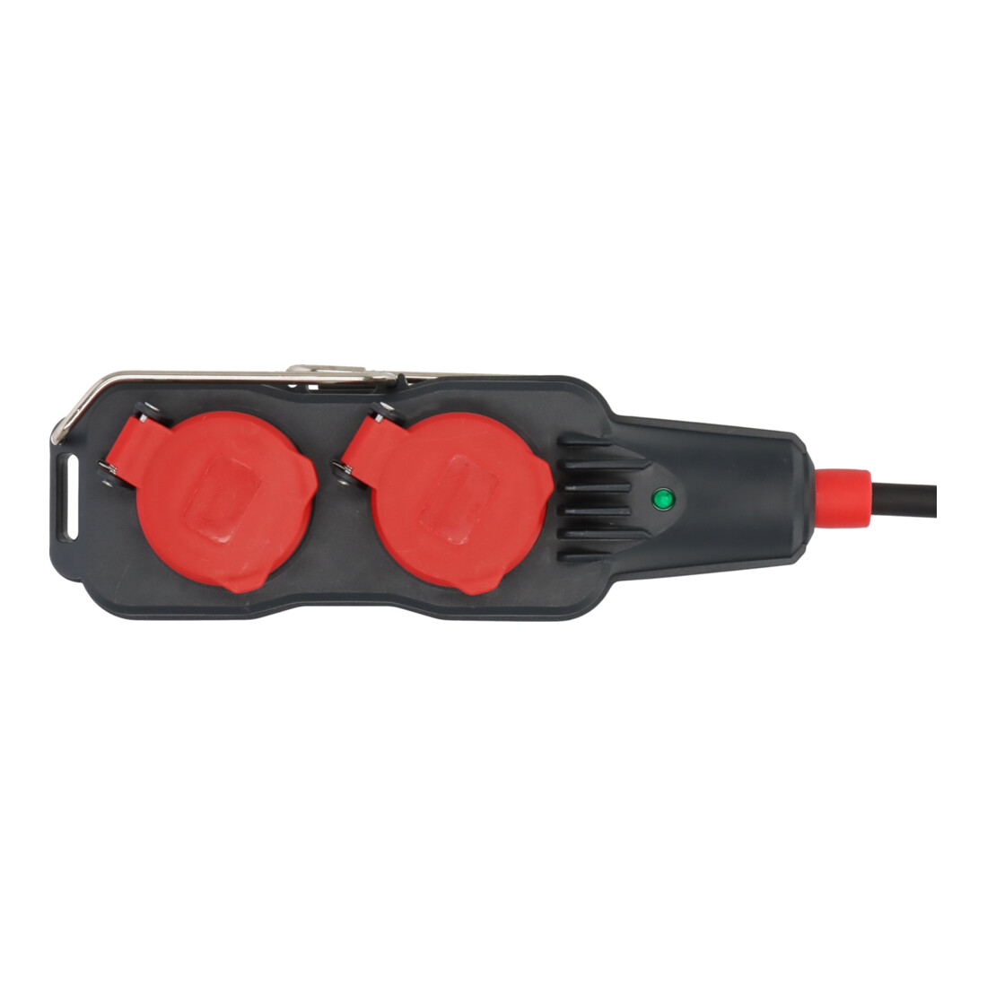 Brennenstuhl Professional Powerblock mit Verlängerungsleitung PB 1100 IP54 4-fach 15m schwarz H07RN-F 3G1,5