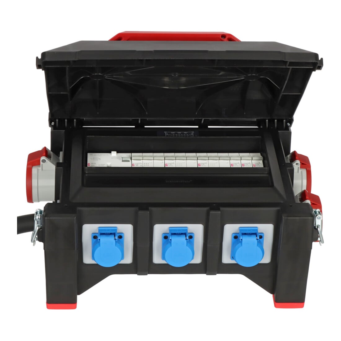 Brennenstuhl Professional rubber stroomverdeler BSV 5-63A 2m H07RN-F 5G16,0 1xCEE32A+2x16A, 6x230V