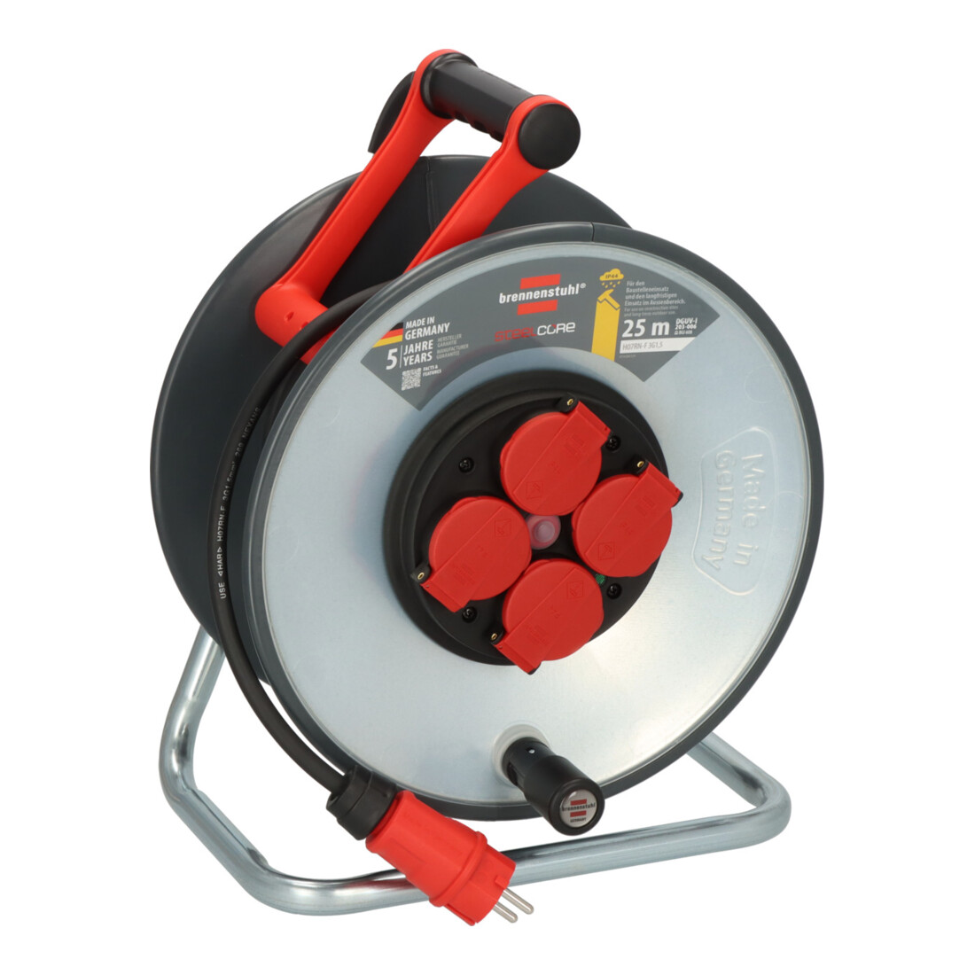 Brennenstuhl Professional SteelCore Kabeltrommel IP44 H07RN-F