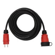 Brennenstuhl Professional Verlängerungskabel VN 1100 (10m Kabel H07RN-F 3G1,5 in schwarz, Baustelleneinsatz und ständiger Einsatz im Freien IP44, Made in Germany)