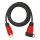 Brennenstuhl Professional Verlängerungskabel VN 1110 IP44, 5m schwarz H07RN-F 3G1,5-1