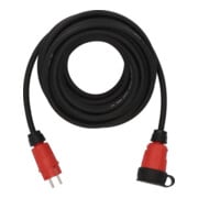 Brennenstuhl Professional Verlängerungskabel VN 1200 IP44 (10m Kabel in schwarz H07RN-F 3G2,5, Baustelleneinsatz und ständiger Einsatz im Freien, Made in Germany)