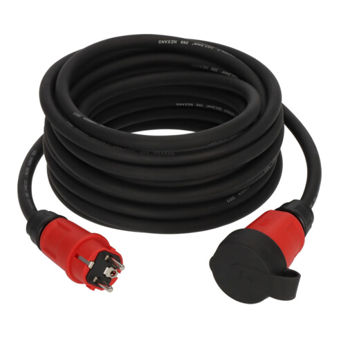 Brennenstuhl Professional Verlängerungskabel VN 1200 IP44, 10m schwarz H07RN-F 3G2,5