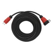 Brennenstuhl Professional Verlängerungskabel VN 2200 (25m Kabel H07RN-F 3G2,5 in schwarz, Baustelleneinsatz und ständiger Einsatz im Freien IP44, Made in Germany)