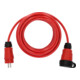 Brennenstuhl Professional Verlängerungskabel VQ 1100 IP44 (10m Kabel H07BQ-F 3G1,5 in rot, Baustelleneinsatz und ständiger Einsatz im Freien, Made in Germany)-1