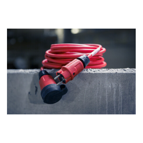 Brennenstuhl Professional Verlängerungskabel VQ 1100 IP44, 10m rot H07BQ-F 3G1,5
