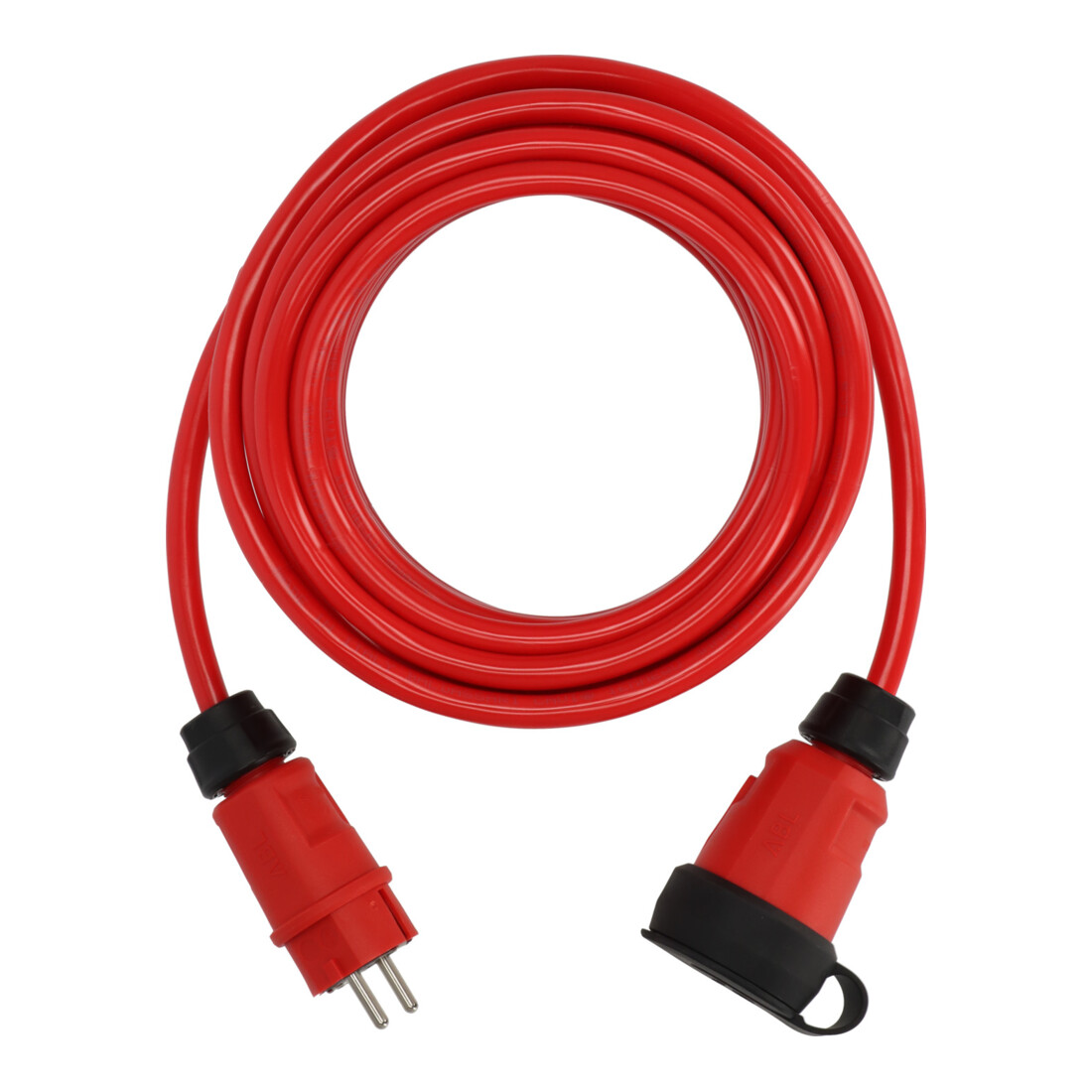 Brennenstuhl Professional Verlängerungskabel VQ 1200 IP44, 10m rot H07BQ-F 3G2,5
