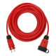 Brennenstuhl Professional Verlängerungskabel VQ 2100 IP44 (25m Kabel H07BQ-F 3G1,5 in rot, Baustelleneinsatz und ständiger Einsatz im Freien, Made in Germany)-1