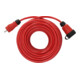 Brennenstuhl Professional Verlängerungskabel VQ 2200 IP44 (25m Kabel H07BQ-F 3G2,5 in rot, Baustelleneinsatz und ständiger Einsatz im Freien, Made in Germany)-1