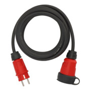 Brennenstuhl Professional Verlengsnoer VN 1110 IP44, 5m zwart H07RN-F 3G1,5-2