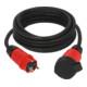 Brennenstuhl Professional Verlengsnoer VN 1110 IP44, 5m zwart H07RN-F 3G1,5-4