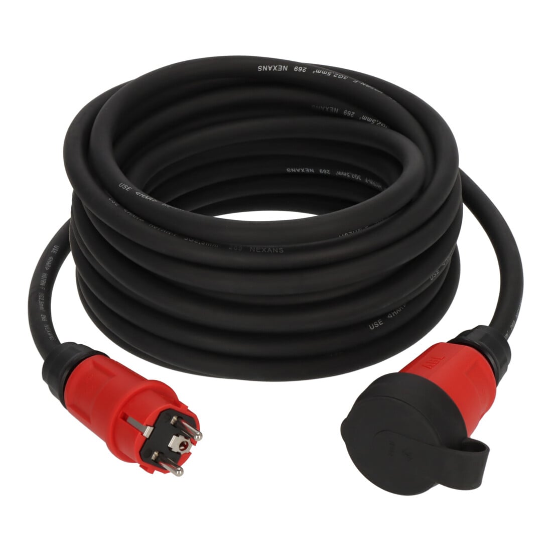 Brennenstuhl Professional Verlengsnoer VN 1200 IP44, 10m zwart H07RN-F 3G2,5