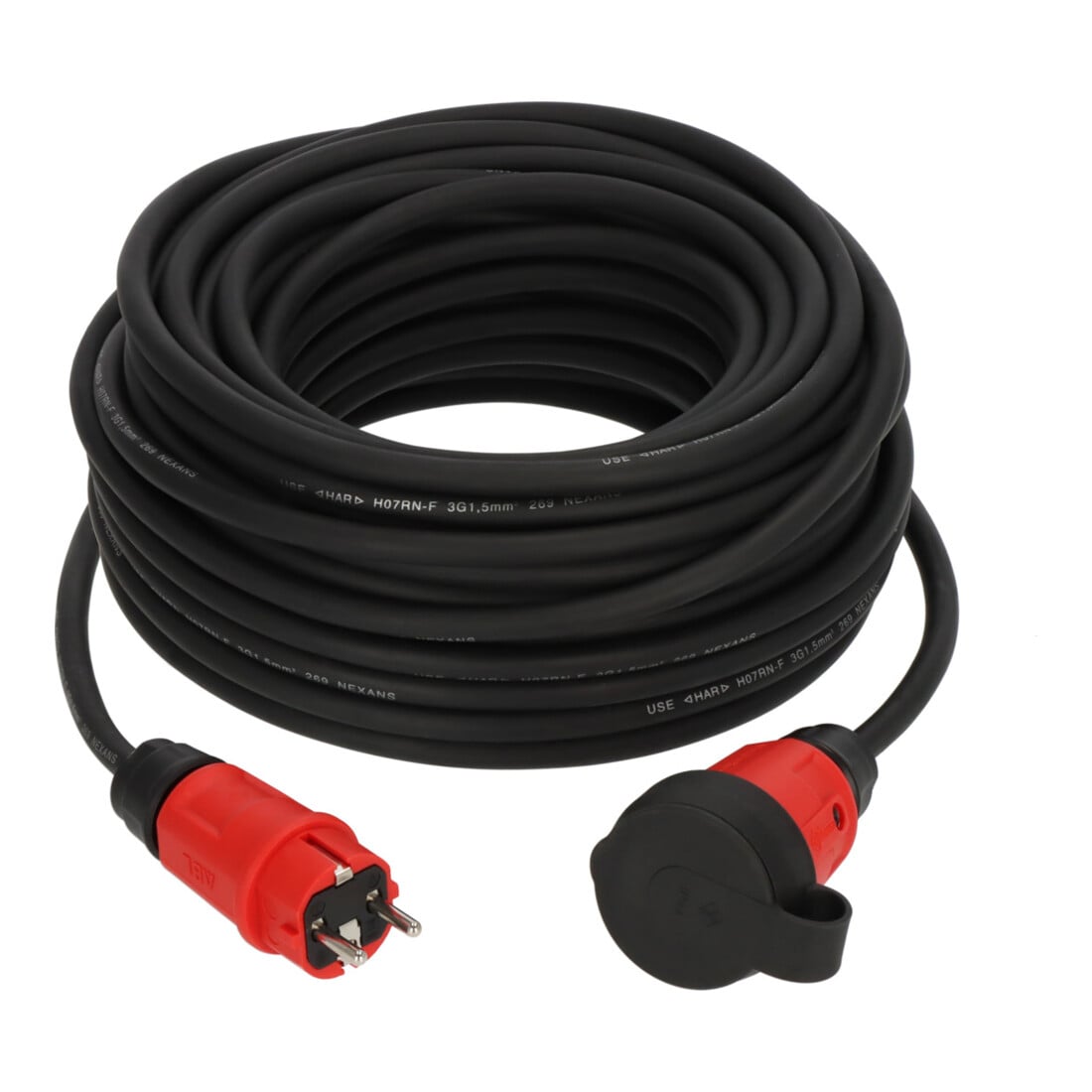 Brennenstuhl Professional Verlengsnoer VN 2100 IP44, 25m zwart H07RN-F 3G1,5
