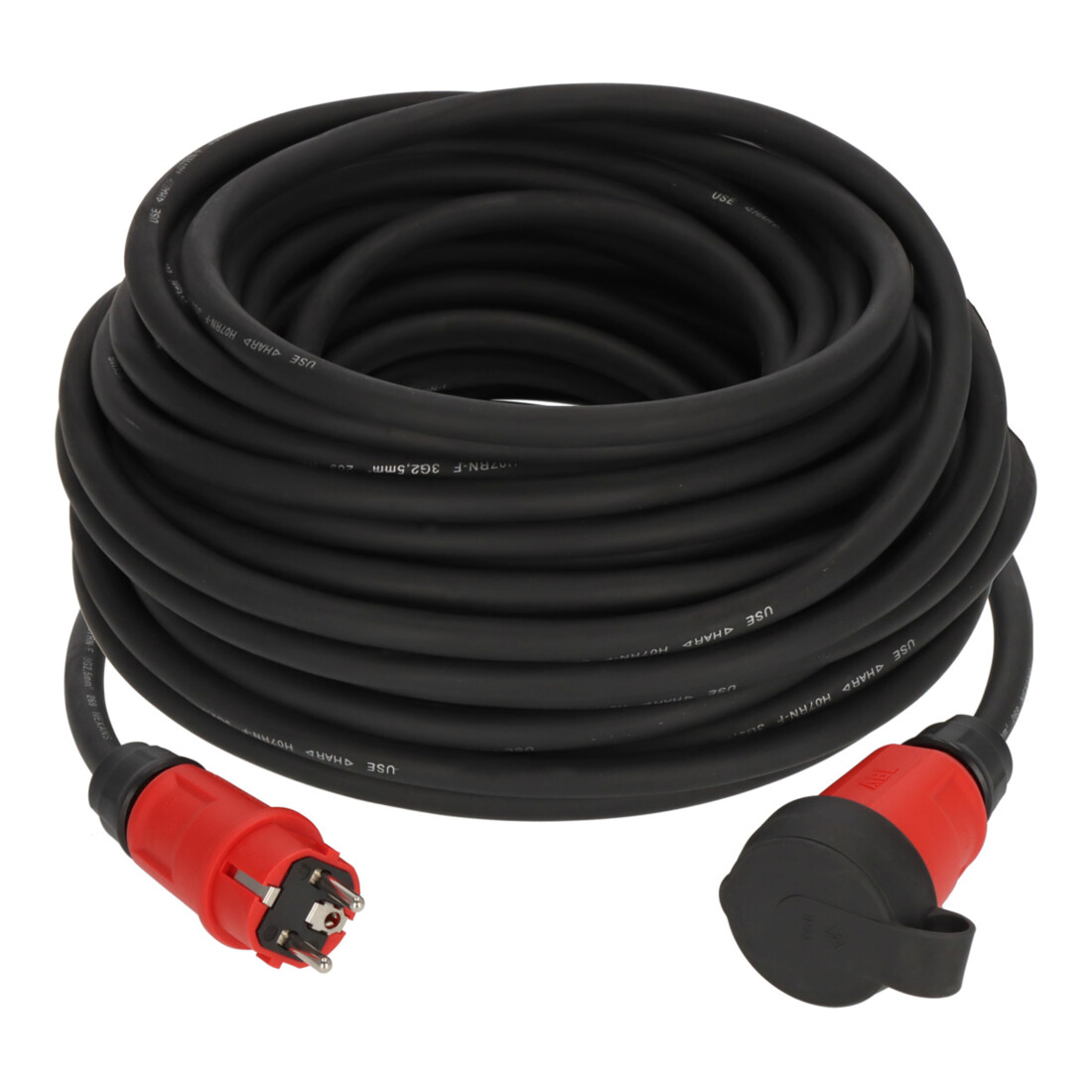 Brennenstuhl Professional Verlengsnoer VN 2200 IP44, 25m zwart H07RN-F 3G2,5