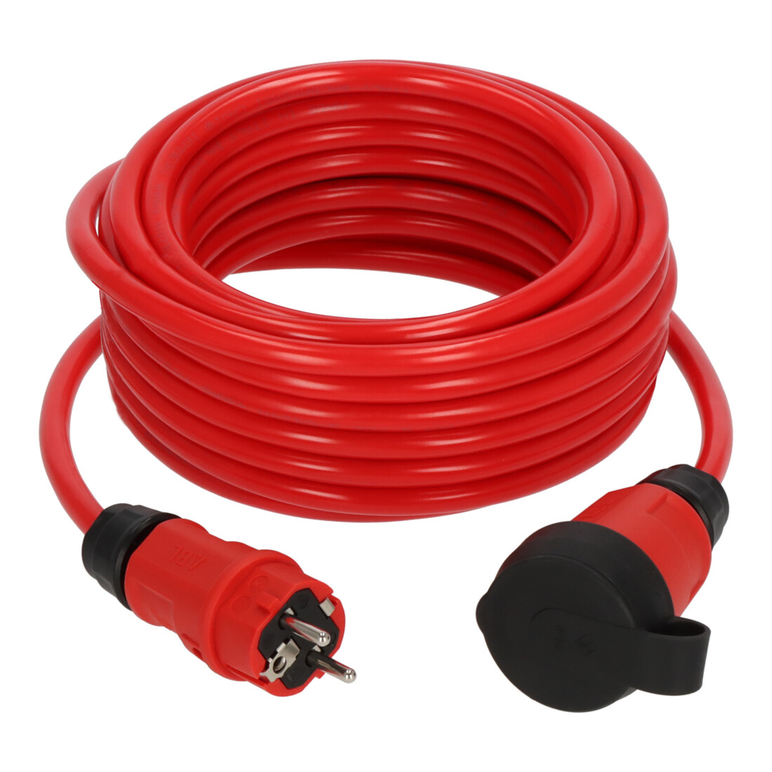 Brennenstuhl Professional Verlengsnoer VQ 1200 IP44, 10m rood H07BQ-F 3G2,5