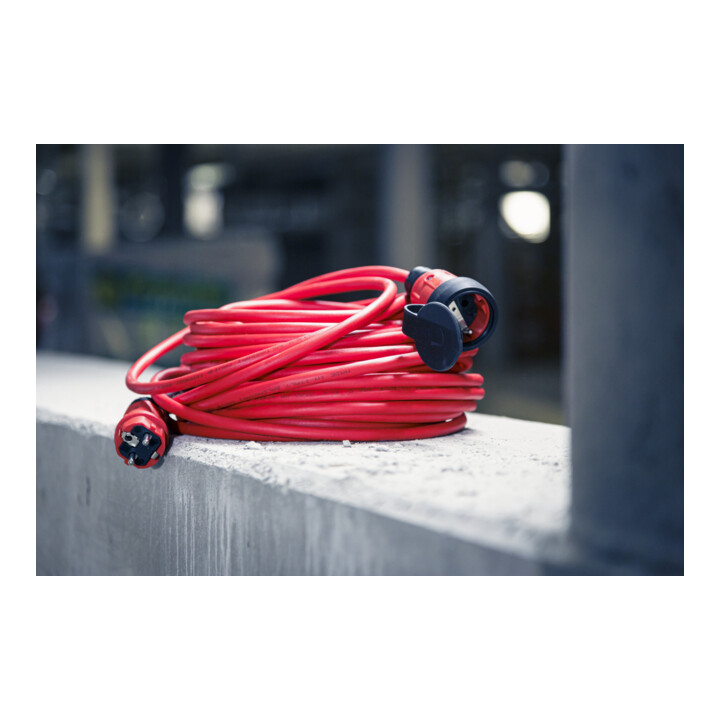 Brennenstuhl Professional Verlengsnoer VQ 2100 IP44, 25m rood H07BQ-F 3G1,5